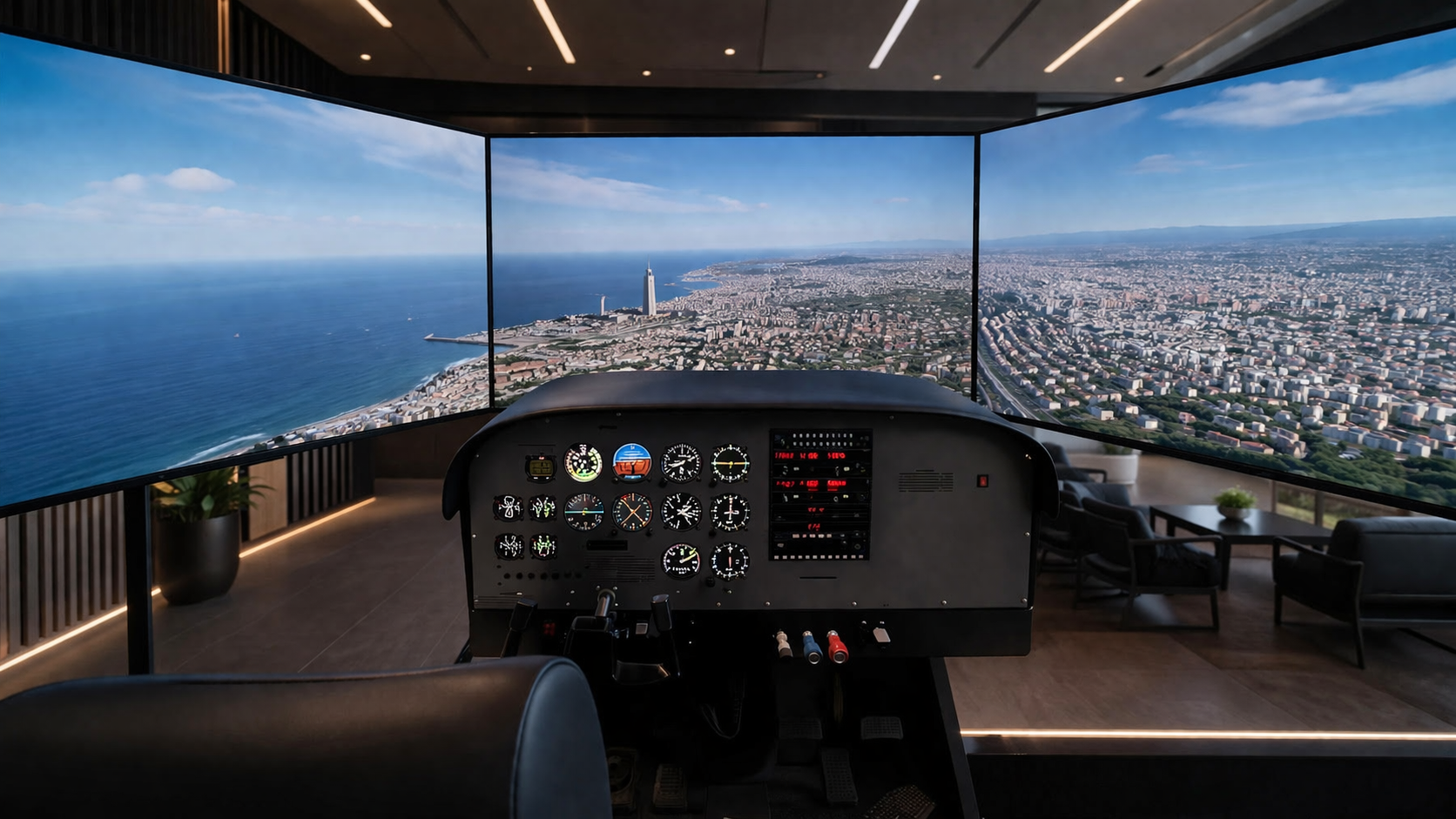 BK 1000A — analog cockpit